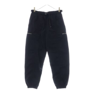 23AW NYLON. WEATHER 3 TROUSERS ナイロン ウェザー トラウザーズ ロングパンツ ブラック 232BRDT-PTM05 Bランク