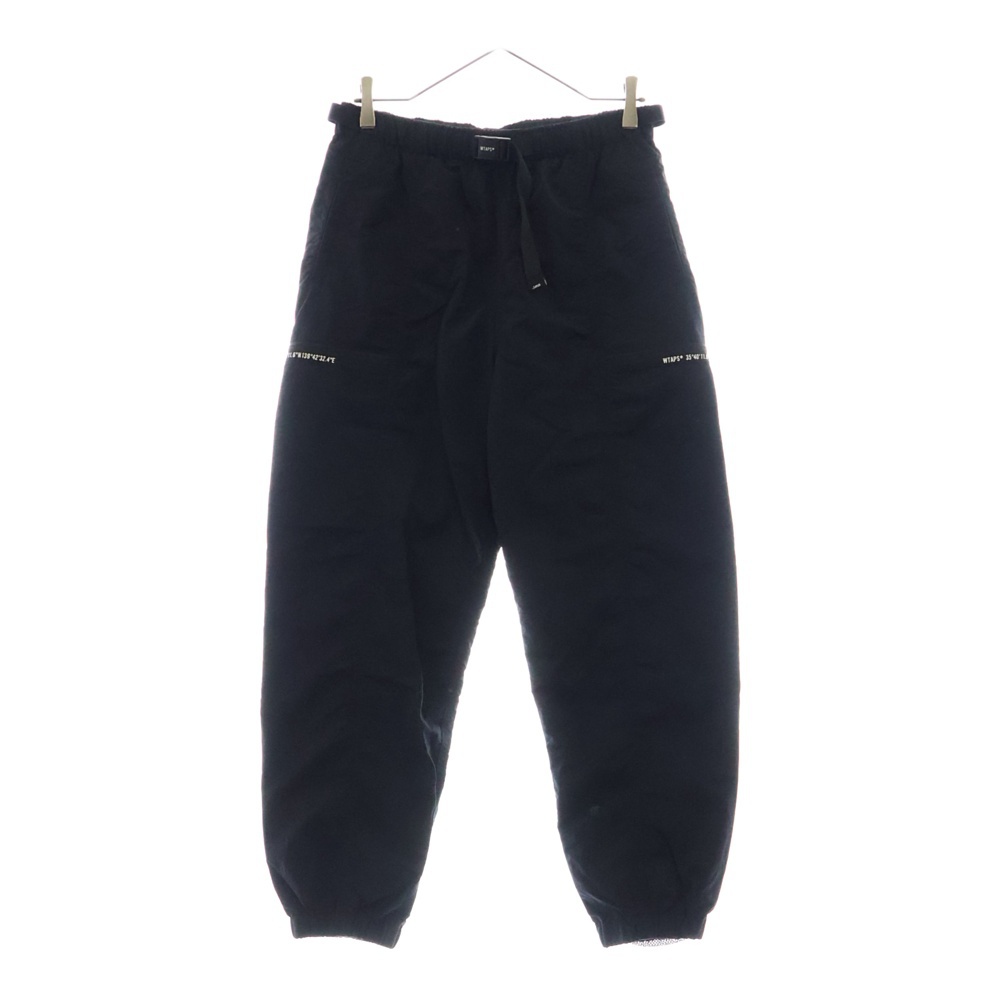 23AW NYLON. WEATHER 3 TROUSERS ナイロン ウェザー トラウザーズ ロングパンツ ブラック 232BRDT-PTM05 Bランク