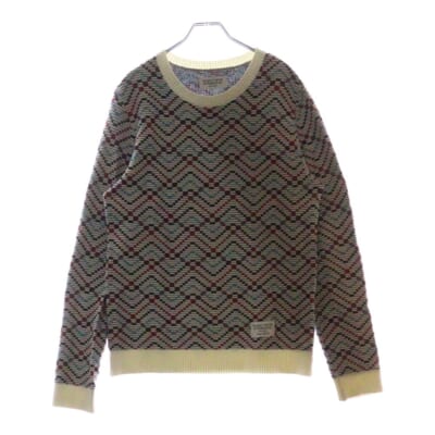 14SS マルチカラークルーネックコットンセーター 14SS-KNT-31 Bランク