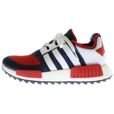 ×WHITE MOUNTAINEERING WMNS NMD TRAIL PK ホワイトマウンテニアリング トレイル ローカットスニーカー レッド/ネイビー/ホワイト US9/27cm BA7519 Sランク