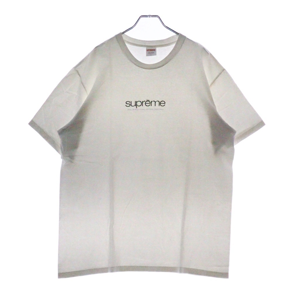 21SS Five Boroughs Tee クラシックロゴ 半袖Tシャツ カットソー ホワイト Bランク