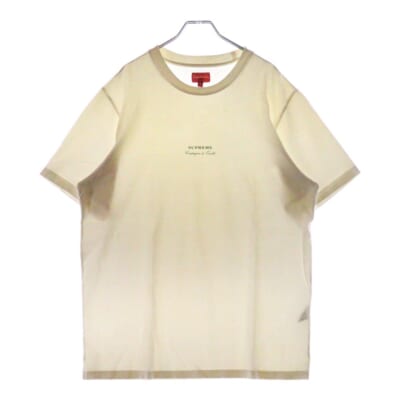 19SS Qualite Tee カリテ ロゴプリント 半袖Tシャツ カットソー ホワイト Bランク