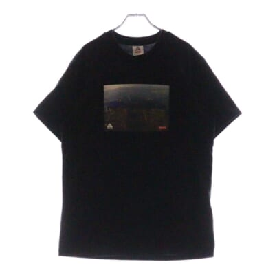 22AW × NIKE ACG Grid Tee DO6860-010 ナイキ エーシージー グリッドプリント 半袖Tシャツ カットソー ブラック Bランク