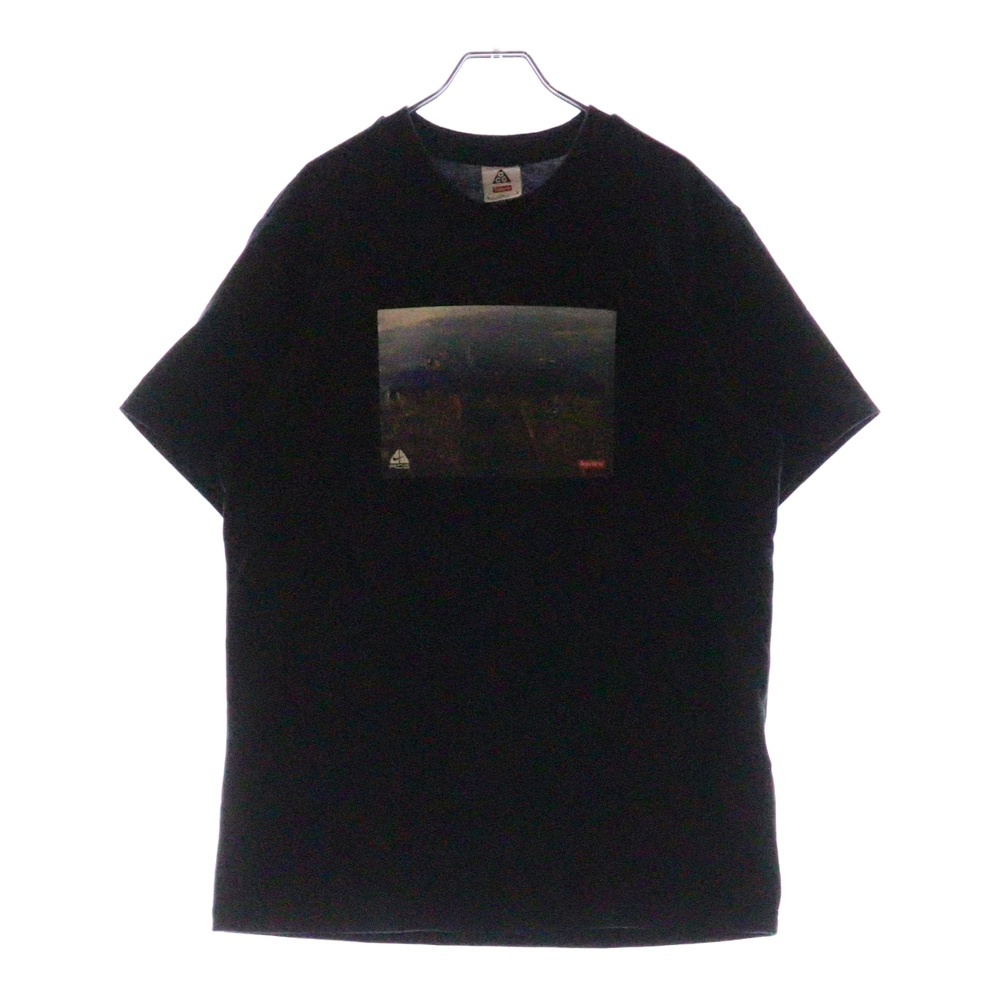 22AW × NIKE ACG Grid Tee DO6860-010 ナイキ エーシージー グリッドプリント 半袖Tシャツ カットソー ブラック Bランク