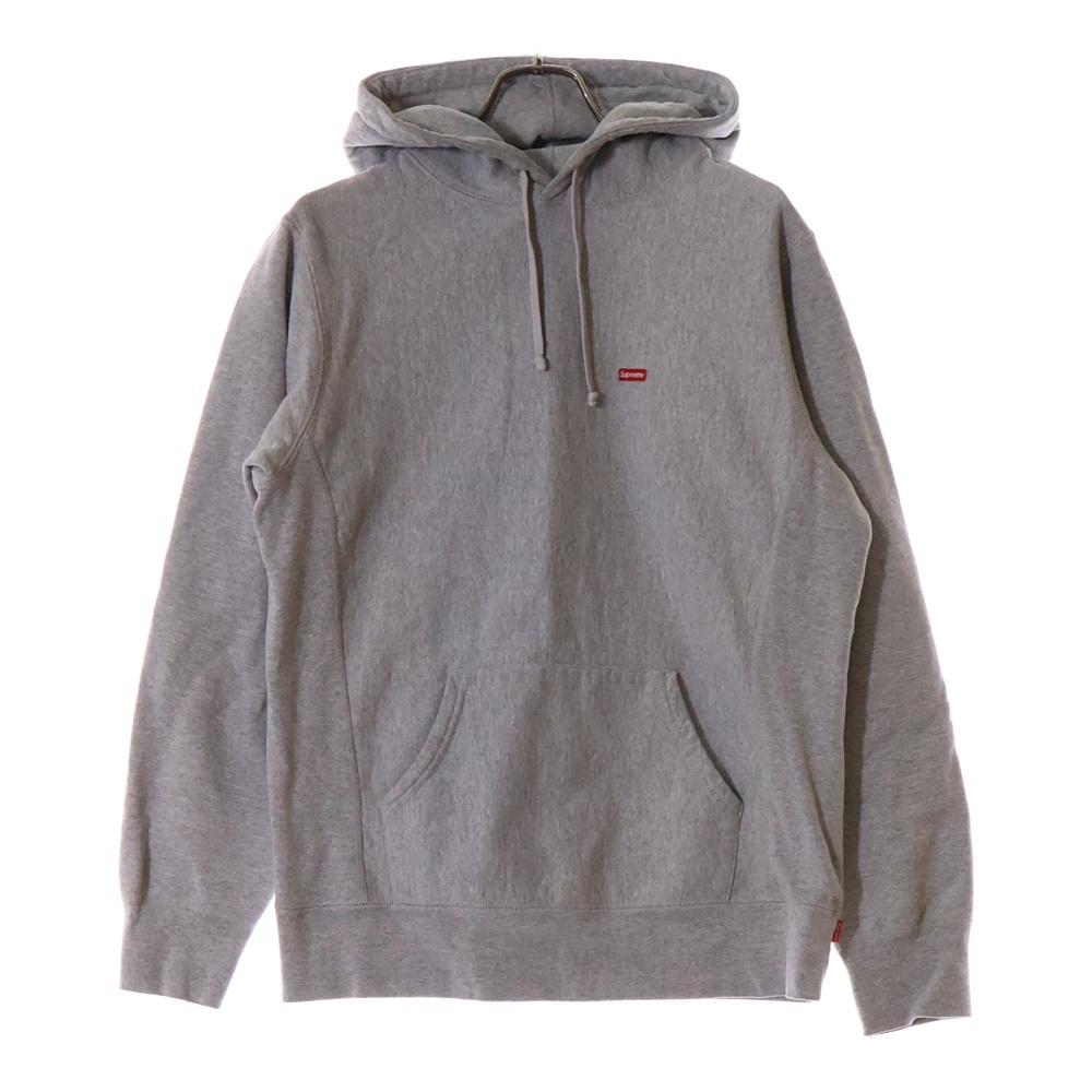 人気デザイン✨シュプリーム スモールボックスロゴパーカー ライトグレー S シュプリーム Small Box Logo Hooded Sweatshitrt スモール
