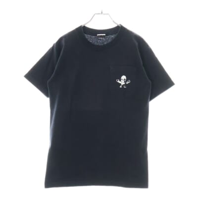 OLD FOTI S/S TEE フォティ ハリスティータプリント 半袖Tシャツ カットソー ブラック Cランク
