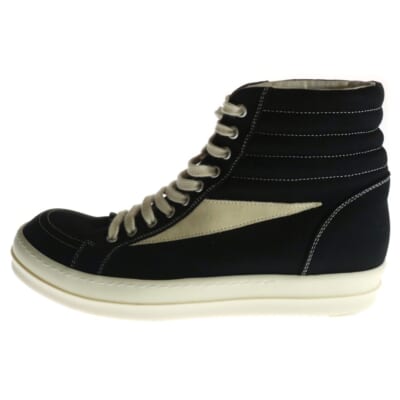 PORTERVILLE HIGH VINTAGE SNEAKS BLACK DU02D2810 ヴィンテージ ハイカットスニーカー EU43/27.5cm ブラック Bランク