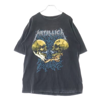 90s METALLICA SAD BUT TRUE METALLI TEE メタリカ パスヘッド 両面プリント半袖Tシャツ カットソー ブラック Bランク