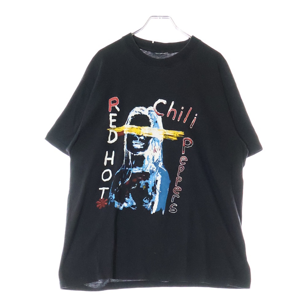 90S RED HOT CHILI PEPPERS BY THE WAY グラフィックプリント 半袖Tシャツ ブラック Bランク