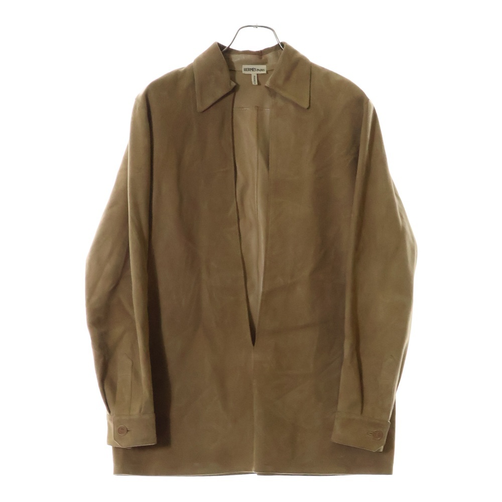 ジャケット・アウター 99ss/Hermes/Margiela/Lamb Suede/Vareuse エルメス 99SS Archive Vareuse Lamb Suede マルジェラ期