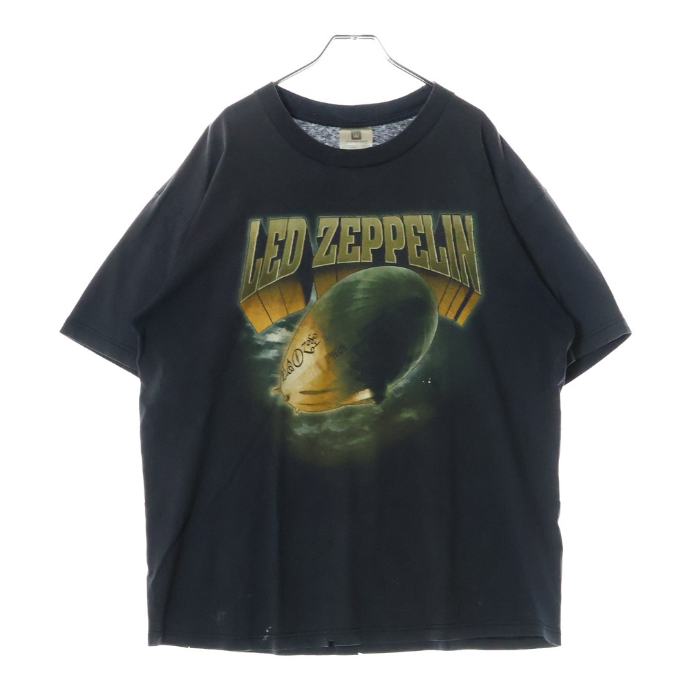 90's LED ZEPPELIN レッドゼッペリン プリント半袖Tシャツ カットソー ブラック Cランク