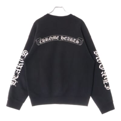 OLD SWT SHRT CREWNECK オールドモデル ロゴプリントクルーネックプルオーバースウェットトレーナー ブラック Bランク