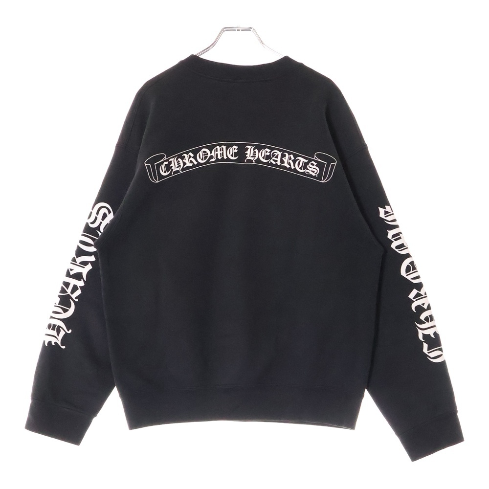 OLD SWT SHRT CREWNECK オールドモデル ロゴプリントクルーネックプルオーバースウェットトレーナー ブラック Bランク