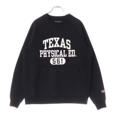 FRONT LOGO SWEATSHIRTS フロントロゴスウェットトレーナー ブラック C8-WS004 Bランク