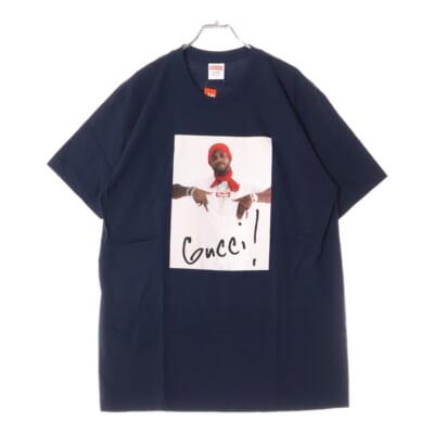 16AW Gucci Mane Tee グッチメイン半袖Tシャツ 半袖カットソー ネイビー Sランク