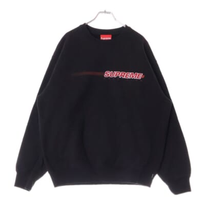 21SS Precision Crewneck プレシジョン フロントロゴ クルーネックスウェットトレーナー ブラック Bランク