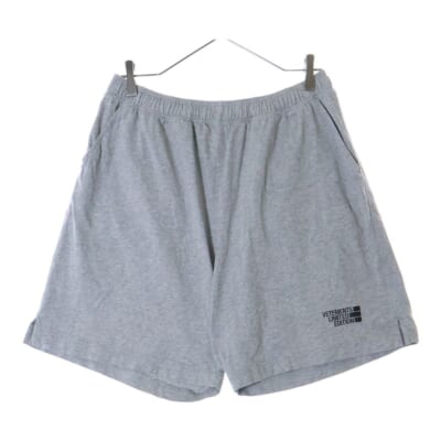 21SS LOGO LIMITED EDITION SHORTS ロゴプリントショートパンツ ハーフパンツ ショーツ グレー UE52TR130G Bランク