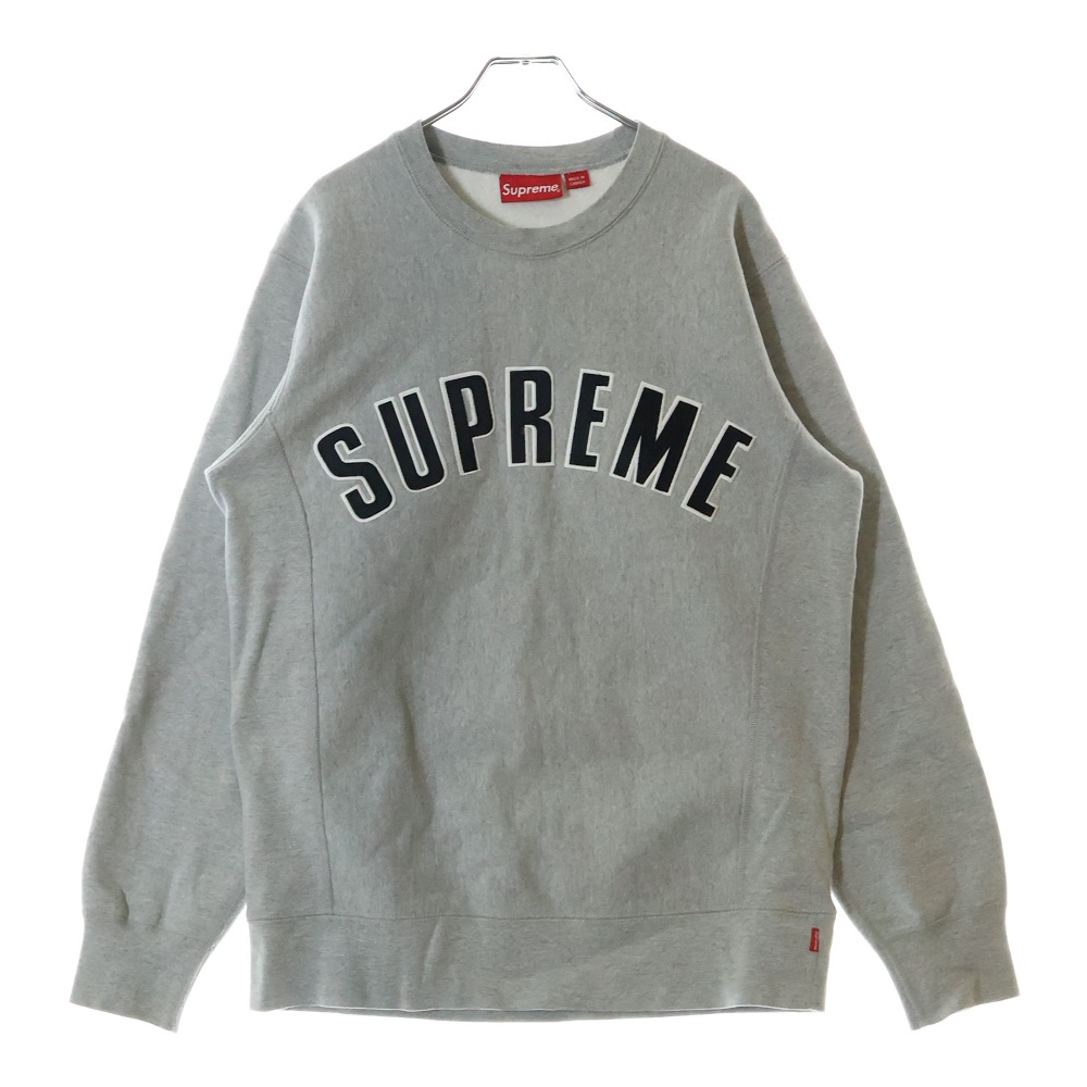 Ksupreme シュプリームスウェット 刺繍アーチロゴ　霜降りグレー 楽天市場】シュプリーム（スウェット・トレーナー｜トップス