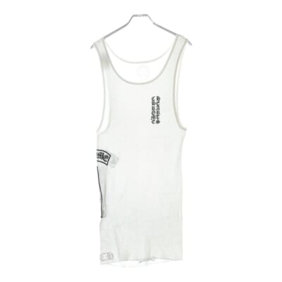 Vertical Side Logo Tank Top ヴァーティカル サイドロゴ タンクトップ ホワイト Bランク
