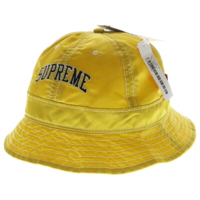 19AW ×Levi's Nylon Bell Hat リーバイス ナイロン バケットハット 帽子 イエロー Aランク