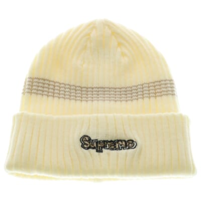 19AW Gonz Logo Beanie ゴンズロゴ ビーニー ニット帽子 ホワイト Aランク