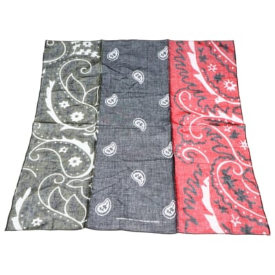 19AW Dead Prez RBG Bandana デッドプレズ バンダナ レッド/ブラック/グリーン Aランク