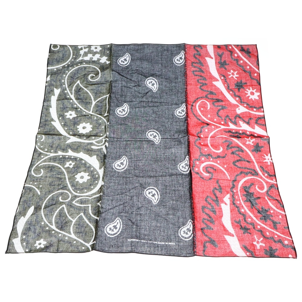 19AW Dead Prez RBG Bandana デッドプレズ バンダナ レッド/ブラック/グリーン Aランク