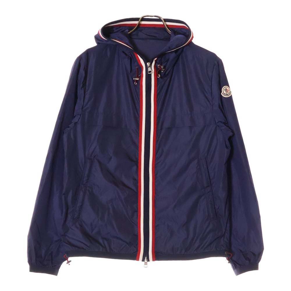 19SS ANTON JACKET アントン ナイロン フーディ ジップアップ ジャケット ネイビー E10914163205 54155 Bランク