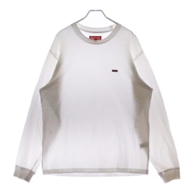 24AW Small Box L/S Tee スモール ボックス ロゴ 長袖 Tシャツ ホワイト Bランク