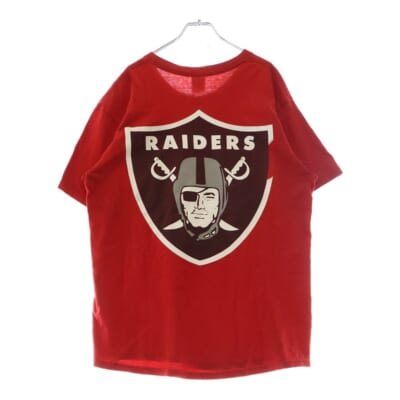 19SS NFL Raiders 47 Pocket TEE レイダースポケット半袖Tシャツ カットソー レッド Bランク