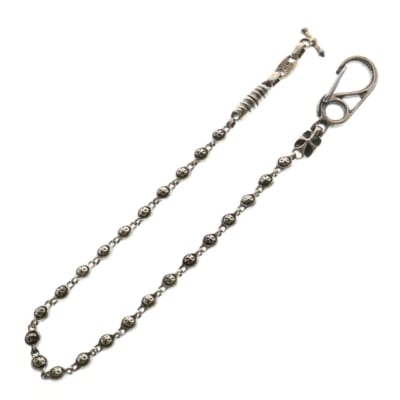 Mini Cross Wallet Chain ミニクロスウォレットチェーン シルバー Bランク