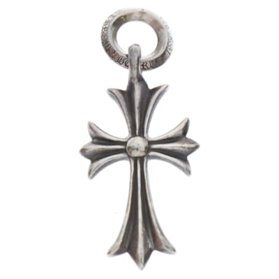 TINY CH CROSS タイニーCHクロス チャーム ネックレストップ シルバー BCA382 Bランク