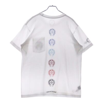 Multicolor Back Horseshoe Tee マルチカラーバックホースシュー クルーネック半袖Tシャツカットソー ホワイト Bランク