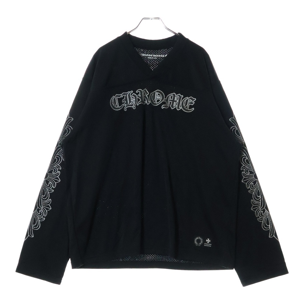 クロムハーツ MESH WARM UP JERSEY メッシュ バーシティー