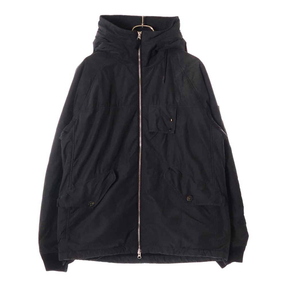 ガーメントダイ フリースライナー フーデッドジャケット ナイロンジャケット ブラック サイズL 771541131 Bランク