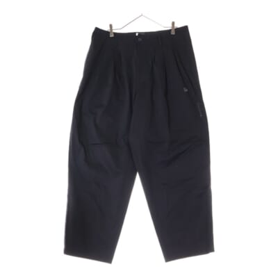 23AW New Era Side Tape Pants YY LOGO ニューエラ サイドテープ ワイド パンツ ブラック HJ-P99-039 Aランク