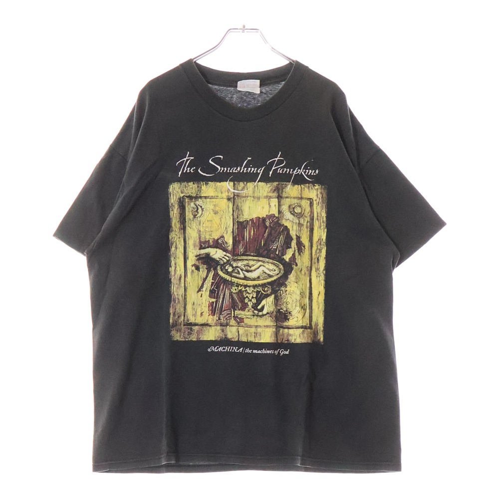 90s THE SMASHING PUMPKINS THE SACRED AND PROFANE TOUR 2000 TEE スマッシングパンプキンズ バンド 両面プリント半袖Tシャツ カットソー ブラック Bランク