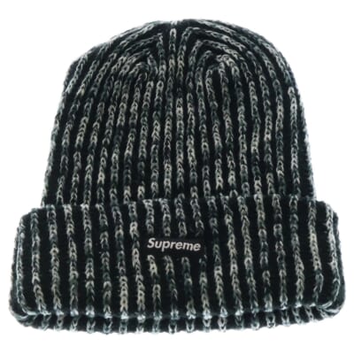 24AW Rainbow Knit Loose Gauge Beanie レインボー ニット ルース ゲージ ビーニー ニット帽 帽子 ブラック Sランク