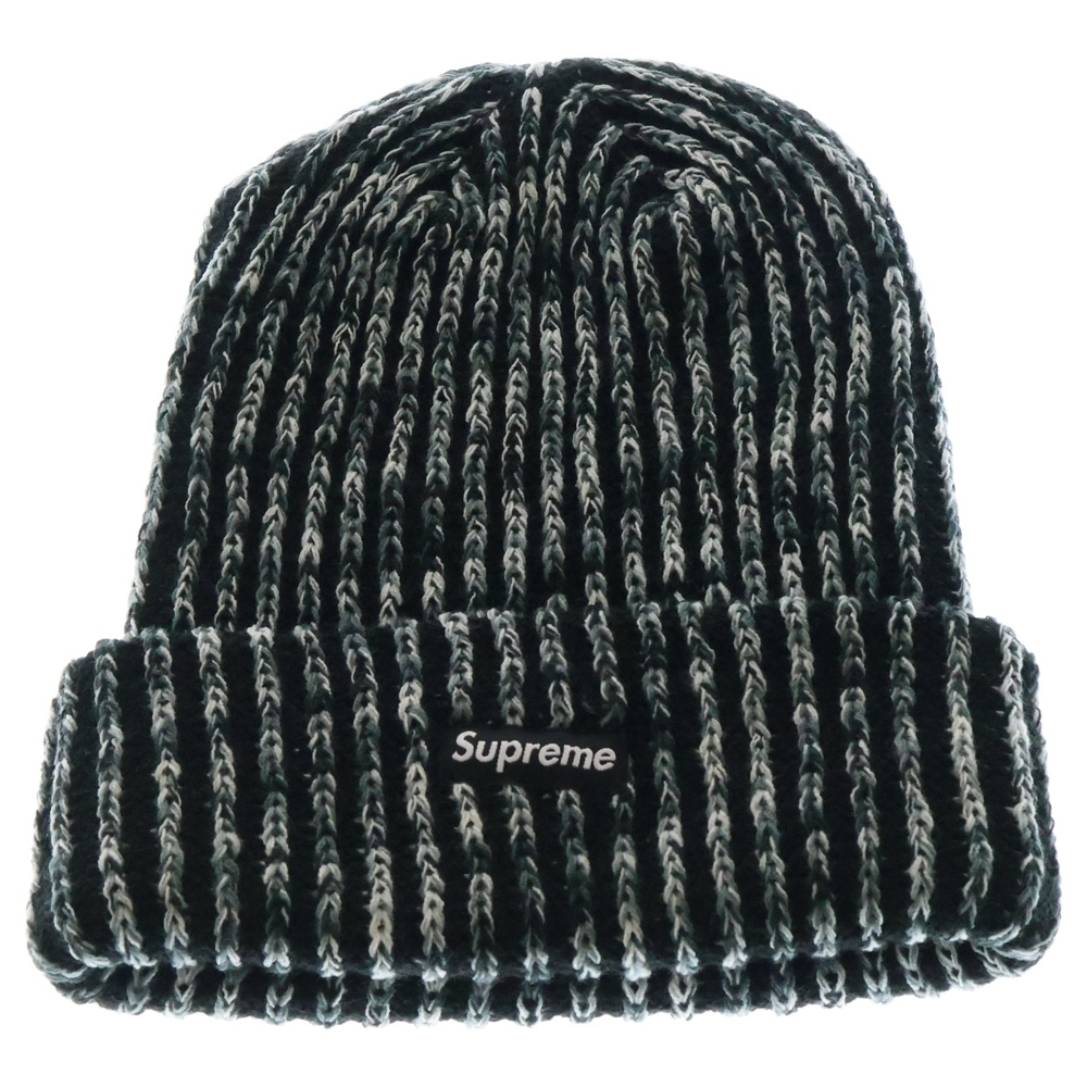 24AW Rainbow Knit Loose Gauge Beanie レインボー ニット ルース ゲージ ビーニー ニット帽 帽子 ブラック Sランク
