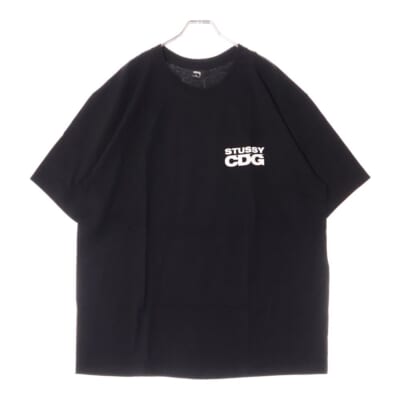 40th anniversary ×Comme des garcons CDG Surfman Tee 40周年記念 ×コムデギャルソンサーフマンTシャツ ロゴプリントクルーネック半袖Tシャツ 20C3903626 Sランク