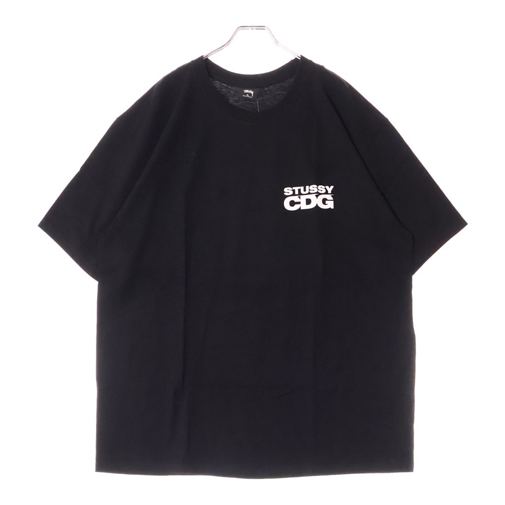 40th anniversary ×Comme des garcons CDG Surfman Tee 40周年記念 ×コムデギャルソンサーフマンTシャツ ロゴプリントクルーネック半袖Tシャツ 20C3903626 Sランク
