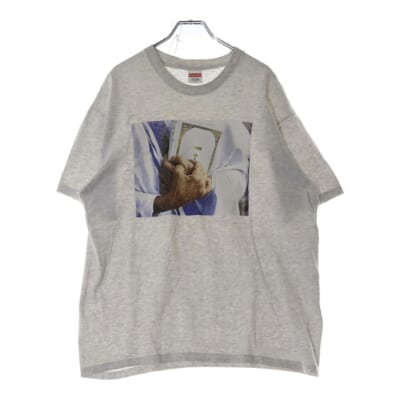 19AW Bible Tee バイブルティー プリント半袖Tシャツ グレー Bランク
