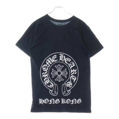 Hong Kong Horseshoe Tee 香港限定 ホースシュープリントポケット半袖Tシャツ ブラック Bランク
