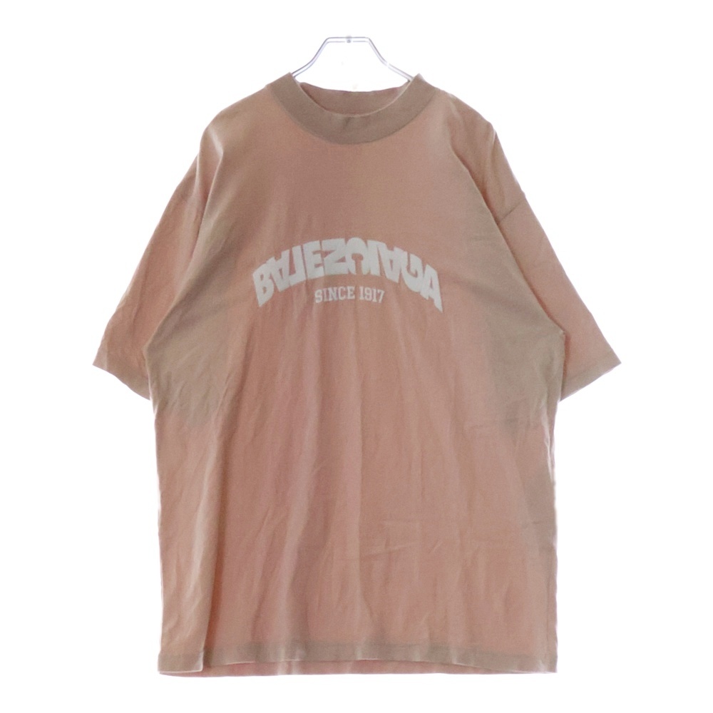 バレンシアガ 24SS Vintage Jersey Back Flip Logo T-Shirt