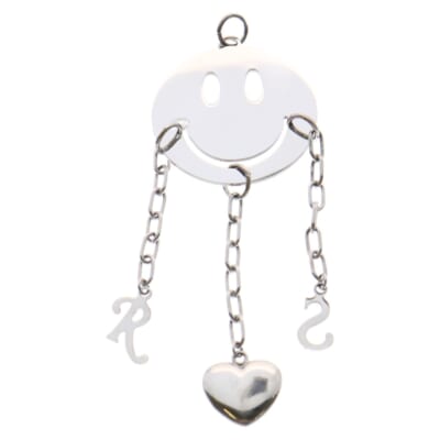 Smiley Charm Pendant スマイリー チャーム ペンダント ネックレストップ シルバー Sランク
