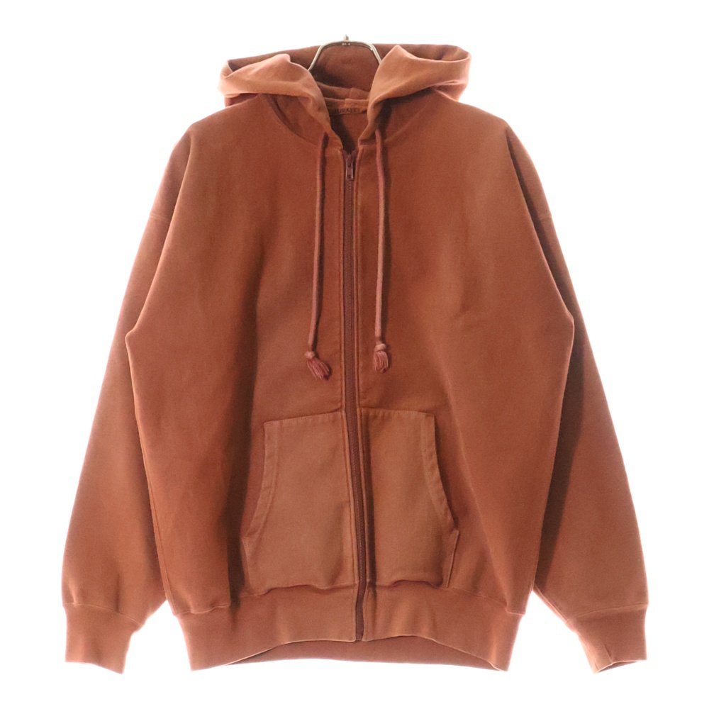 SUPER MILLED SWEAT ZIP PARKA ジップアップスウェットパーカー フーディー オレンジ A8AP03SM Bランク