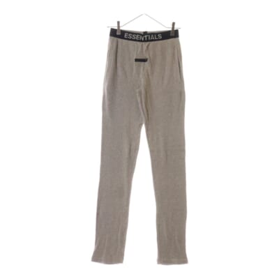 LOUNGE PANT ロゴプリントサーマルレギンス ラウンジパンツ グレー Sランク