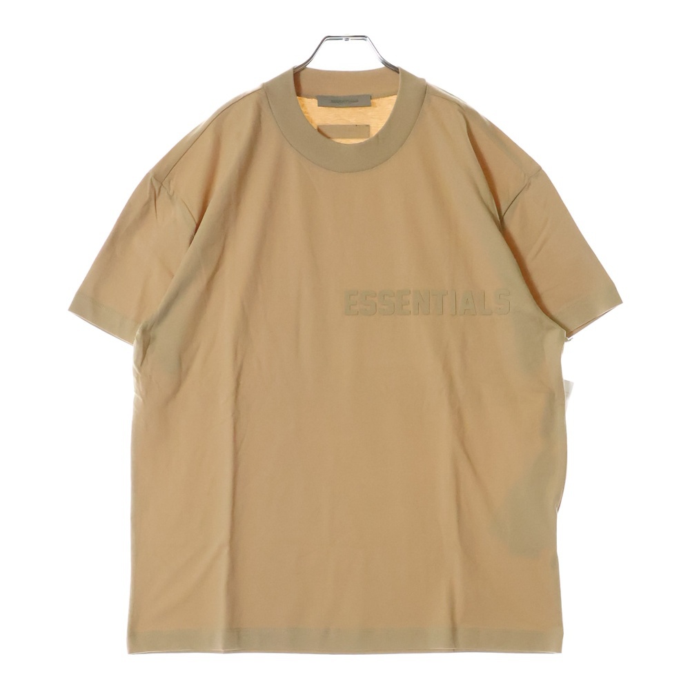 S/S T-SHIRT ラバーロゴ 半袖Tシャツ ベージュ Sランク