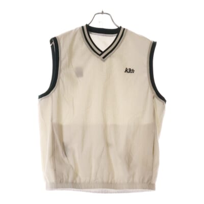 25SS Wilson Dobby Reversible Vest ウィルソン ドビー リバーシブルベスト アイボリー Bランク