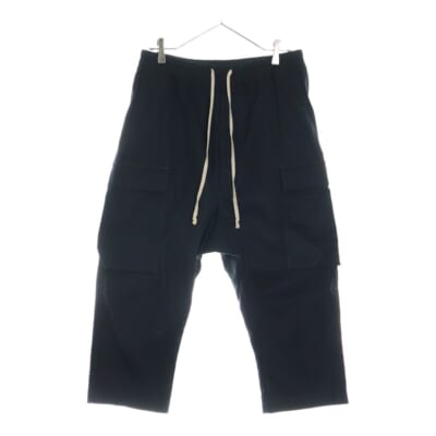 17SS Cargo Pants クロップドサルエルカーゴパンツ ブラック RU17S9385-TE Aランク